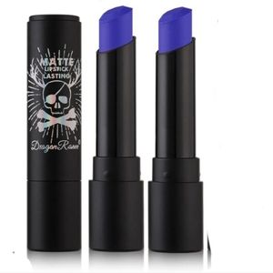 Two velvet  mate lipstic blue